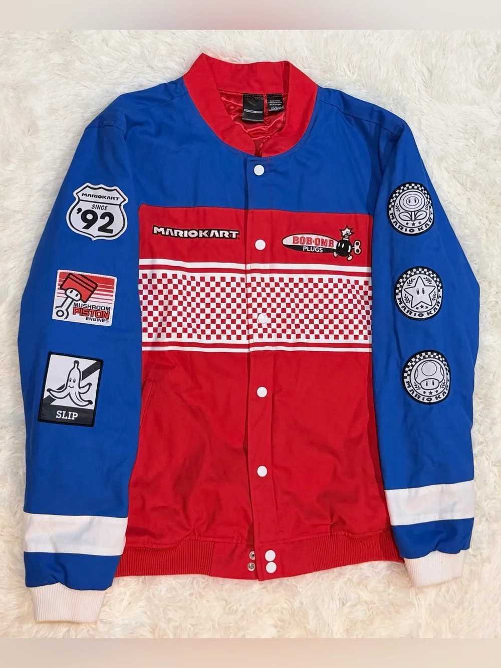 Unisex Nintendo Mario Kart Bomber Jacket - Size L